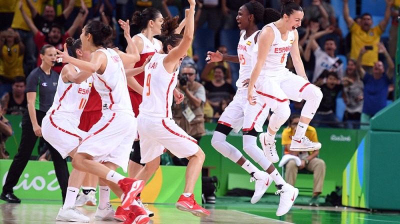Spānija līksmo: pirmais pusfināls vēsturē
Foto: fiba.com