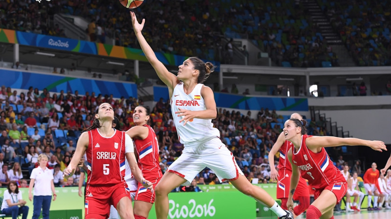 Marta Čargaja spēlē pret Serbiju
Foto: fiba.com