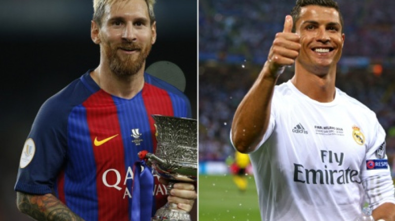Lionels Mesi un Krištianu Ronaldu
Foto: AP/SIPA/Scanpix