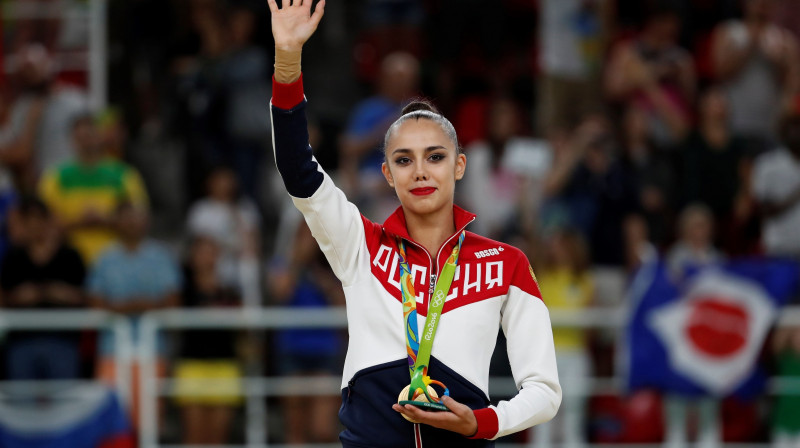 Olimpiskā čempione Margarita Mamuna 
Foto: AFP/Scanpix