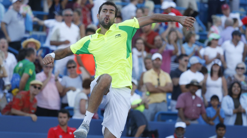 Marins Čiličs līksmo par pirmo "Masters 1000" tiulu
Foto: AP/Scanpix