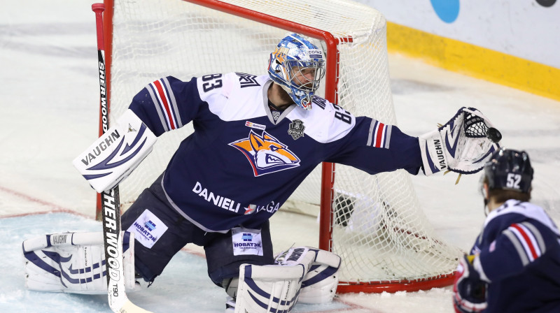 "Metallurg" vārtsargs Vasilijs Košečkins
Foto: Itar-Tass/Scanpix