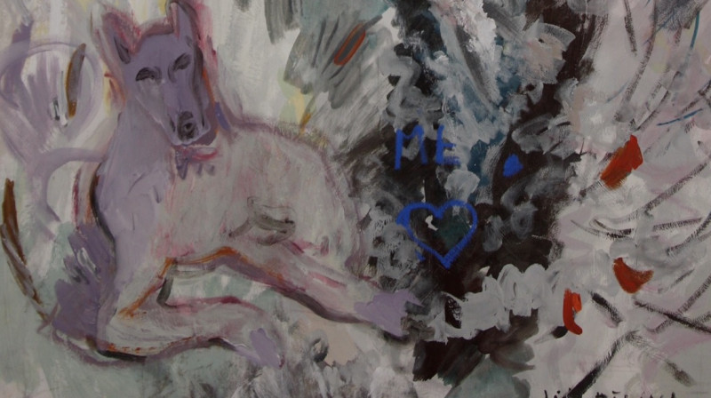 Fragments no Aijas Bāliņas darba „Solo ceļotājs” a/a, 2015