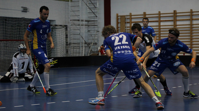 Moments no "IFK Paris" un "Phoeenix Fireball" mača
Foto: IFF Floorball