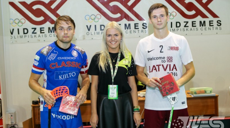 Toms Bitmanis ar labākā spēlētāja balvu
Foto: Latvian Open