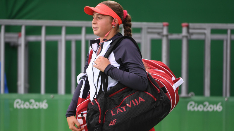 Aļona Ostapenko
Foto: Romāns Kokšarovs, F64