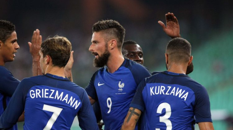 Francijas izlases futbolisti
Foto: LaPresse/Scanpix