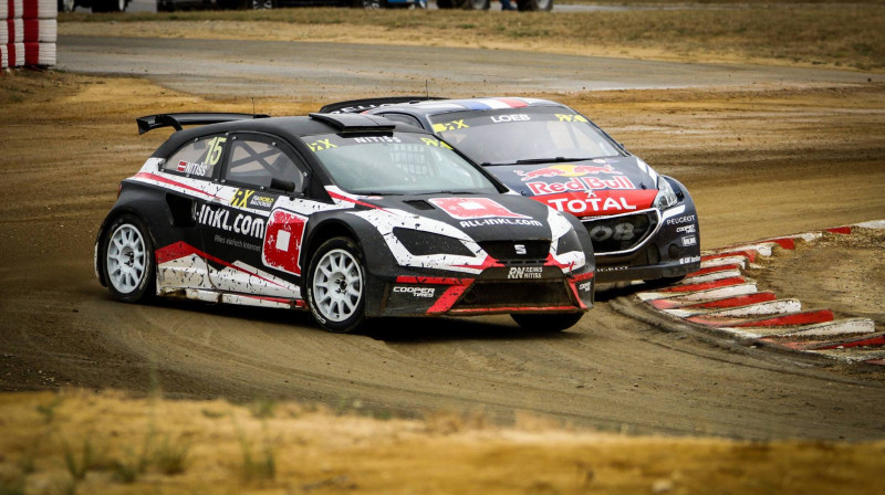 Reinis Nitišs cīņā ar deviņkārtējo WRC čempionu Sebastjanu Lēbu
Foto: reinisnitiss.com