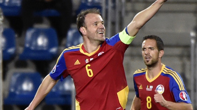 Ildefonss Lima ar 10 vārtiem ir Andoras izlases rezultatīvākais spēlētājs
Foto: AFP/Scanpix