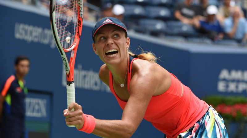 Andželike Kerbere otro reizi spēlēs "US Open" pusfinālā
Foto: AFP/Scanpix