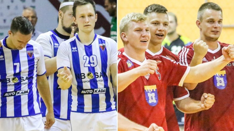 "Celtnieks" un "Tenax" handbolisti
Foto: Jānis Līgats