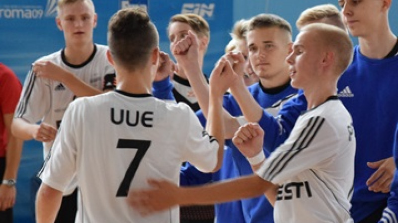 Igaunijas U-19 izlases florbolisti
Foto: IFF Floorball