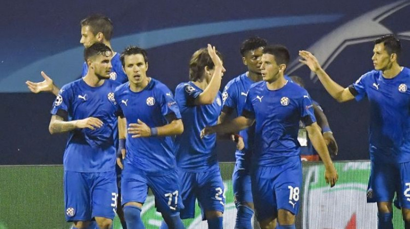 Zagrebas "Dinamo" futbolisti
Foto: AP/Scanpix