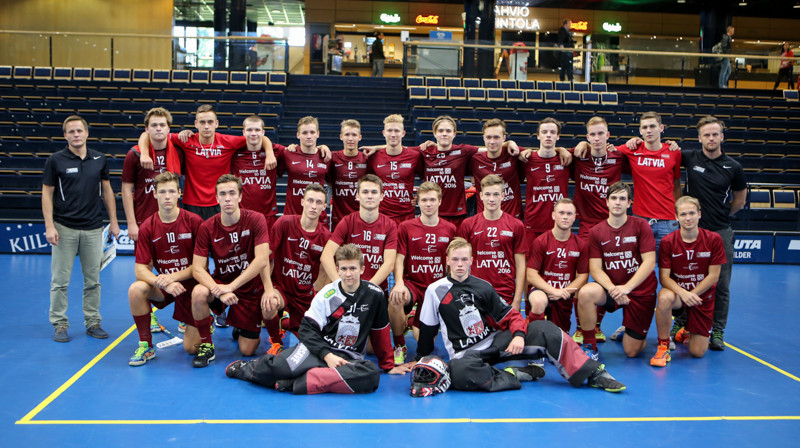 Latvijas U19 vīriešu izlase
Foto: Ritvars Raits, floorball.lv