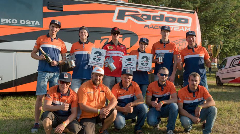 ''Rodeo'' komanda pēc uzvaras Dobelē
Foto: Jānis Pastars