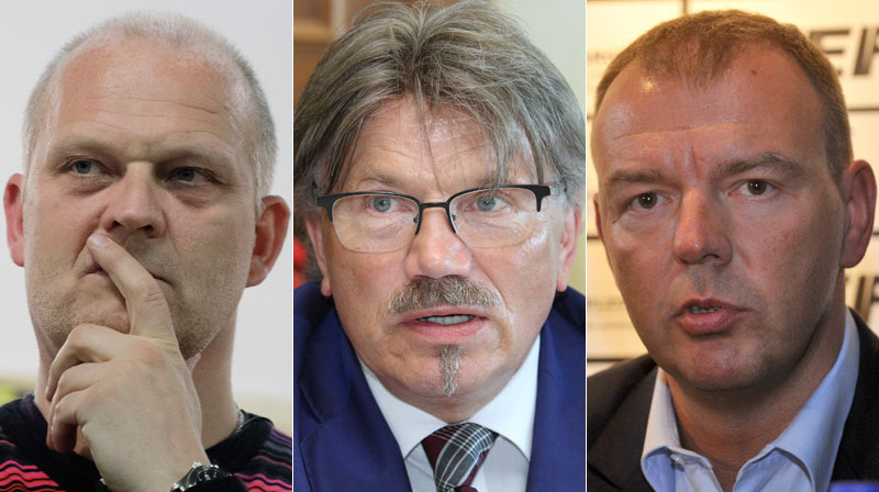 Viesturs Koziols, Gunārs Ķirsons un Māris Martinsons
Foto: Jānis Saliņš/f64, Lauris Aizupietis/f64, Romāns Kokšarovs/f64