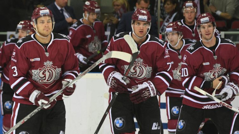 Rīgas "Dinamo" hokejisti
Foto: Romāns Kokšarovs/F64