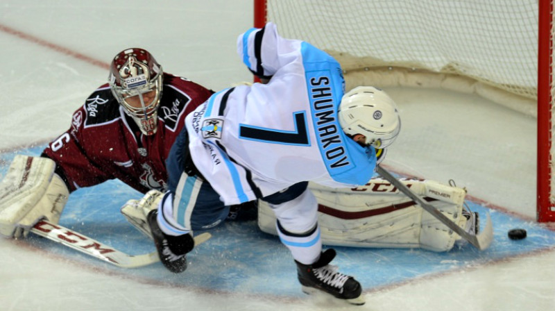 Rīgas "Dinamo" pret Novosibirskas "Sibir"
Foto: dinamoriga.lv