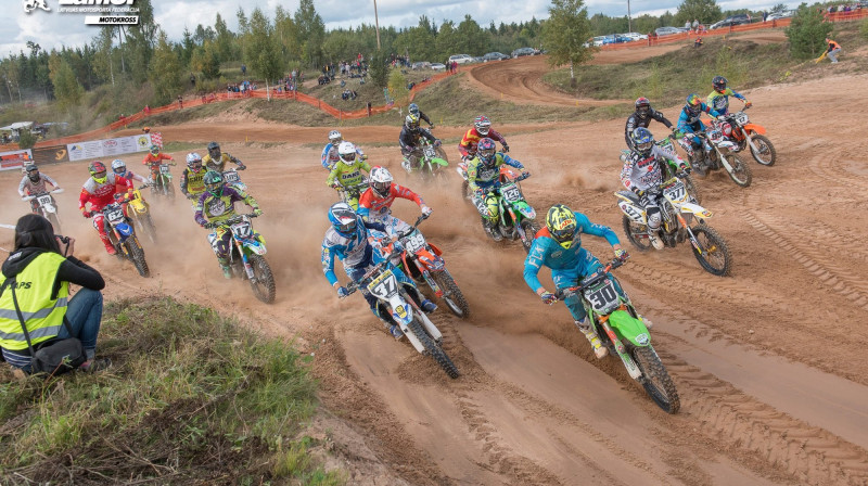 Pilsblīdenē aizvadīts pirmspēdējais Latvijas kausa posms motokrosā