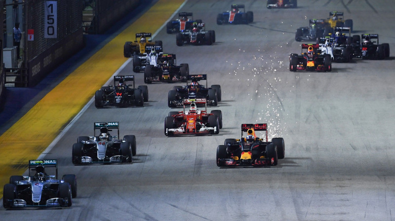 Singapūras F1 posma starts
Foto: AFP/Scanpix