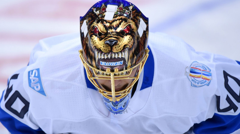 Somijas izlases vārtsargs Tūka Rasks
Foto: Dan Hamilton-USA TODAY Sports