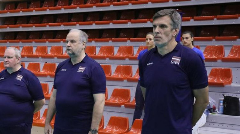 Latvijas izlases galvenais treneris Raimonds Vilde
Foto: Cev.lu