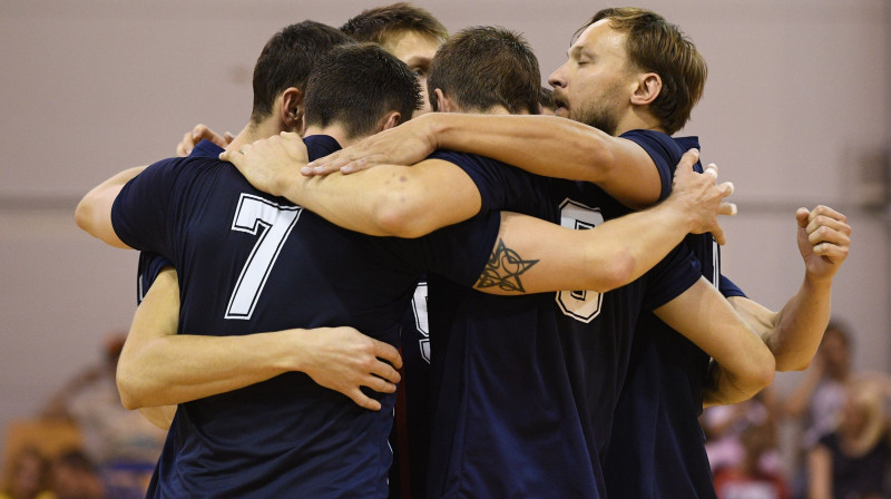 Ruslans Sorokins un Latvijas izlase
Foto: Romāns Kokšarovs, f64