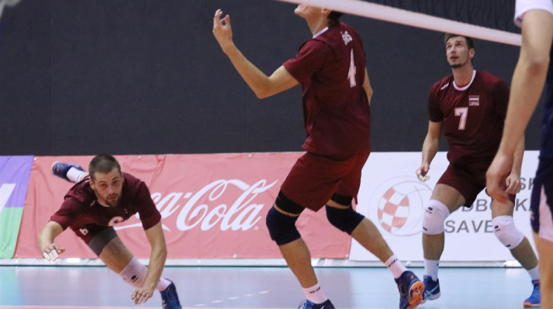 Uzvarēja komanda.
Foto: www.cev.lu