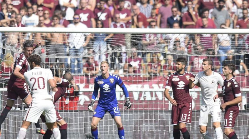 Džo Hārts spēlē pret "Roma"
Foto: LaPresse/Scanpix