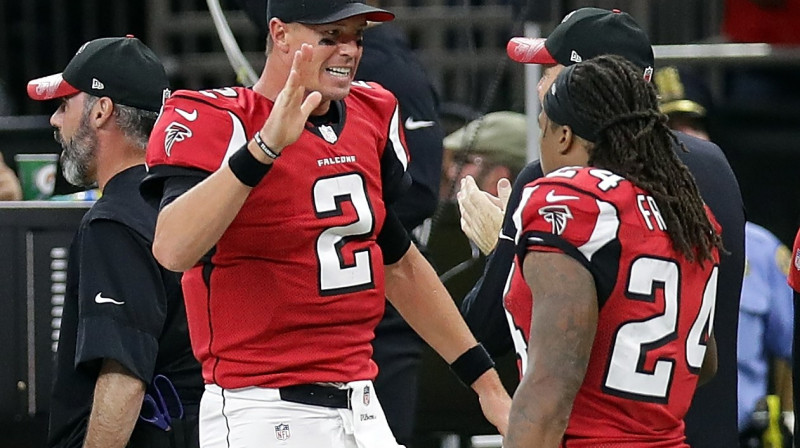 Mets Raiens un Devonta Frīmens
Foto: AFP/Scanpix