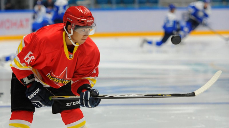 Pekinas "Red Star Kunlun" spēlētājs 
Foto: hcredstar.ru