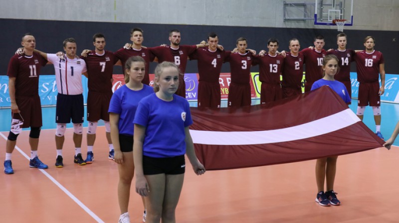 Latvijas volejbola izlase 
Foto: cev.lu