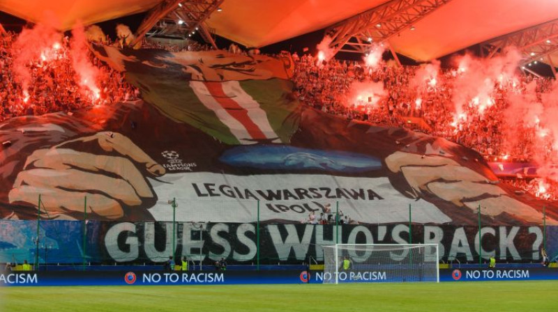"Guess Who`s Back?" vietā sanāca "Uzminiet, kurš neredzēs mājas spēli pret Madrides "Real"?"
Foto: Pressfocus/SIPA/Scanpix