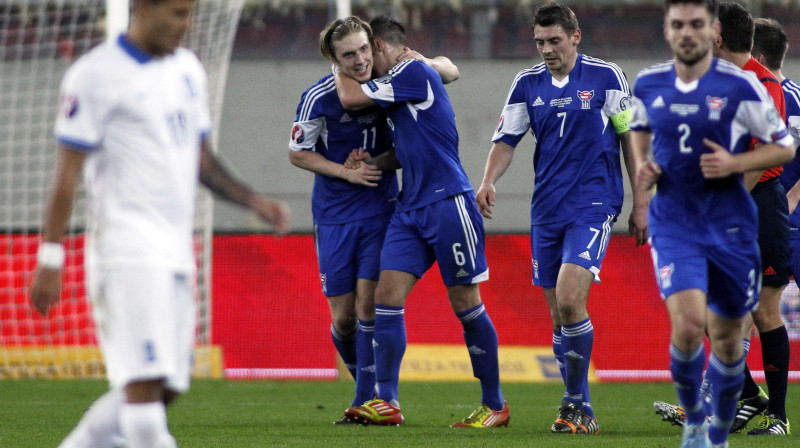 Fēru salu futbolisti 
Foto: AFP/Scanpix