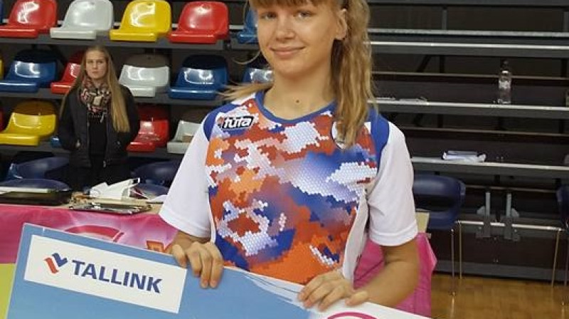Daugavpiliete Laura Okuņeva: "Tallink" speciālbalvas ieguvēja
Foto: EYBL
