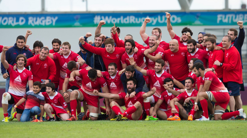 Gruzijas U-20 regbija izlase
Foto: AFP/Scanpix