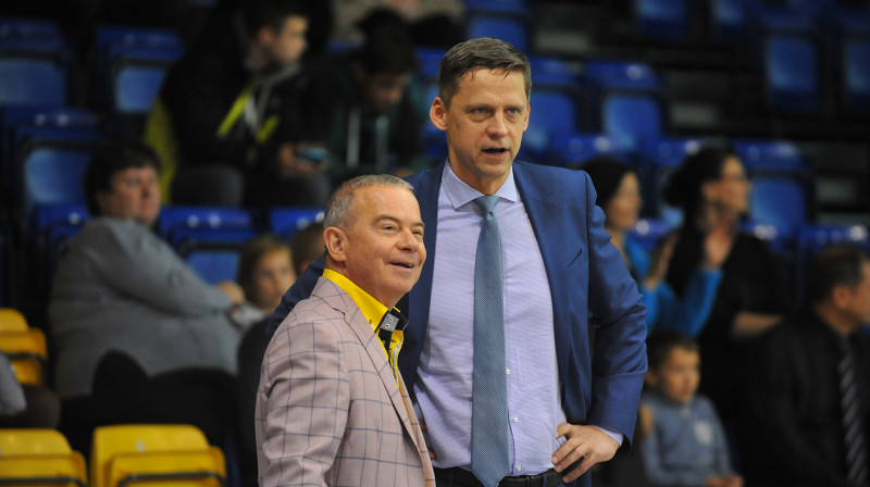 Preses konferencē par BK "Ventspils" jaunās sezonas aktualitātēm pastāstīs kluba prezidents Aivars Lembergs un Kārlis Muižnieks