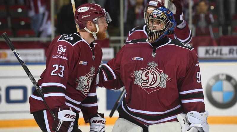 Aleksandrs Jerofejevs un Jānis Kalniņš
Foto: Romāns Kokšarovs/f64