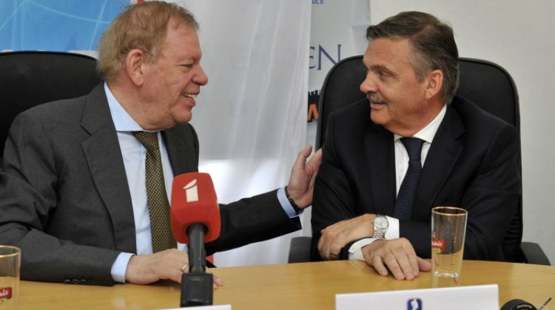 Kirovs Lipmans un Renē Fāzels
Foto: Romāns Kokšarovs/F64