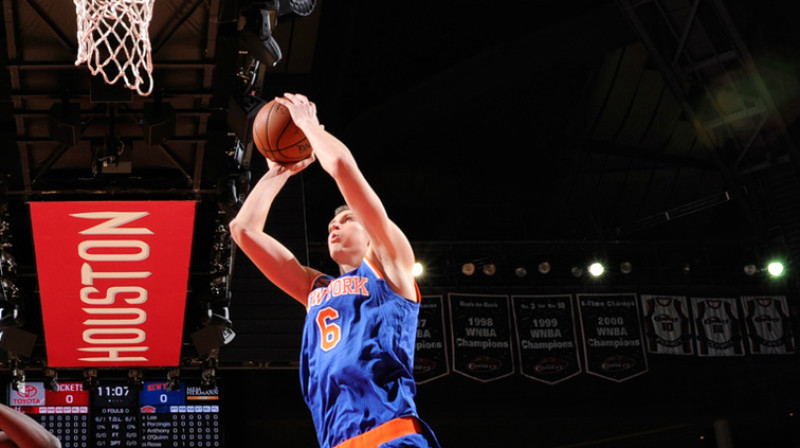 Kristaps Porziņģis pret Hjūstonas "Rockets" 
Foto: knicks.com