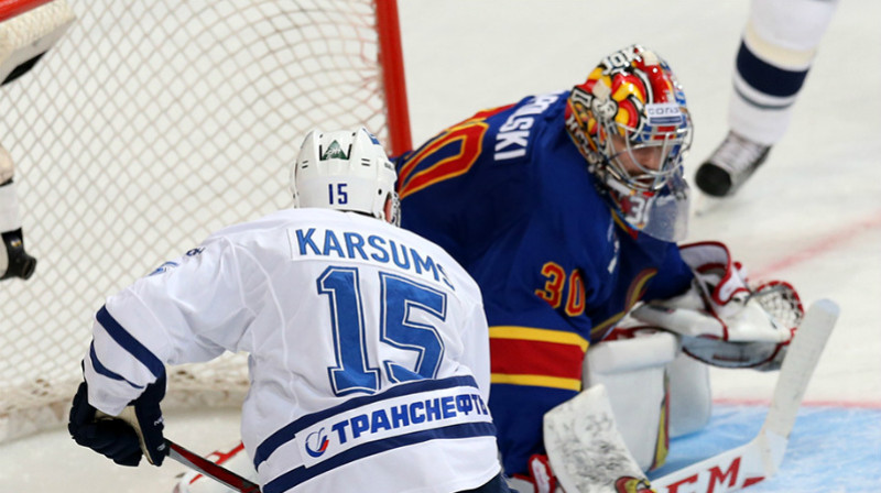 Mārtiņš Karsums iemet "Jokerit" 
Foto: dynamo.ru