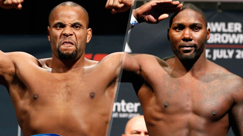 Daniels Kormjē (no kreisās) un Entonijs Džonsons
Foto: foxsports.com