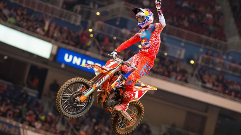 "KTM" pārstāvis Raiens Dangijs
Foto: ultimatemotorcycling.com