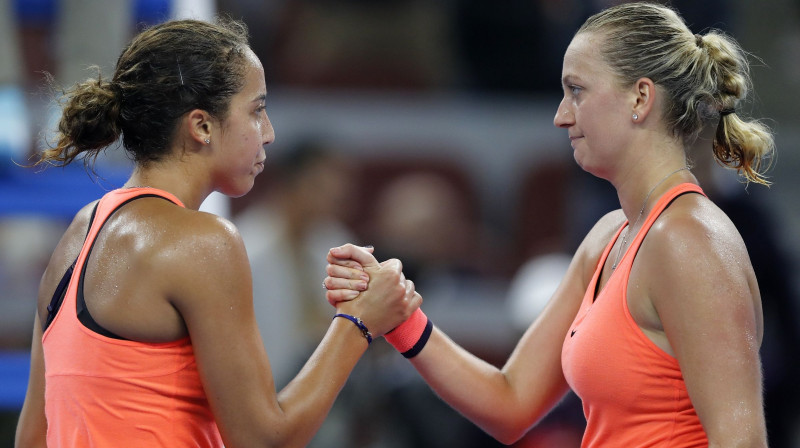 Medisona Kīsa un Petra Kvitova
Foto: AP/Scanpix