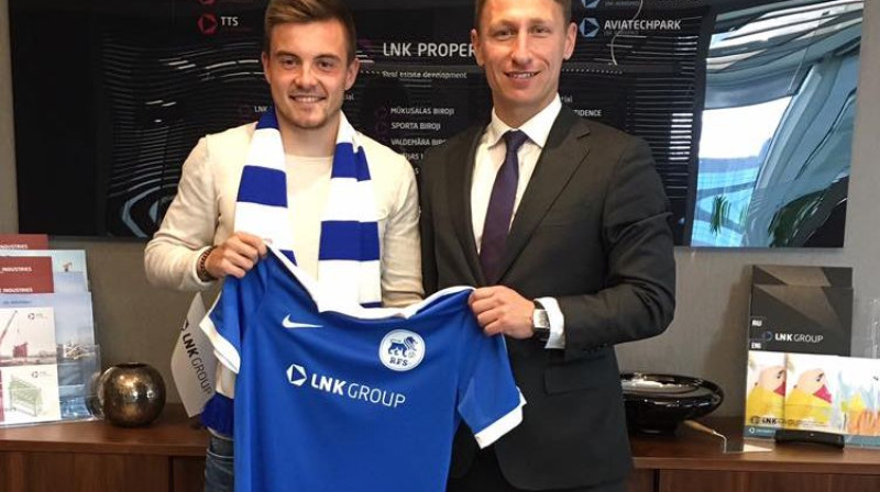 Roberts Savaļnieks un Aleksandrs Usovs
Foto: FK ''RFS''