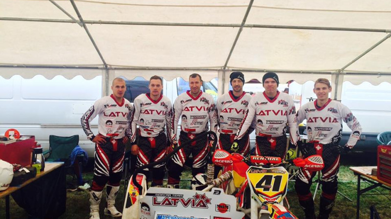 Latvijas komanda Nāciju kausā
Foto: X-Kross