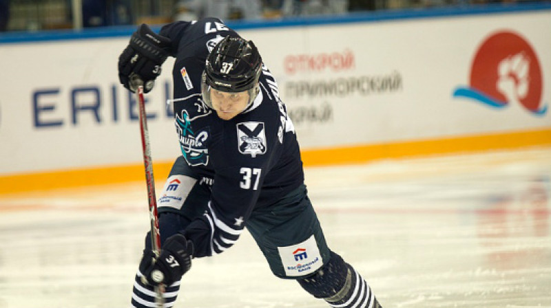 "Admiral" kapteinis Oskars Bārtulis
Foto: hcadmiral.ru