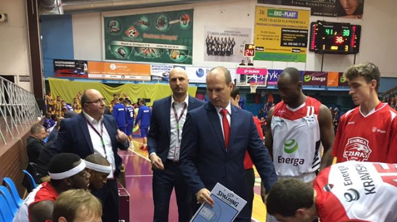 Roberts Štelmahers spēlē pret "Kutno"
Foto: Slupsk