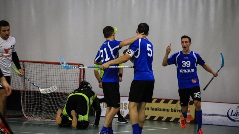 Vai jubilejas mačā "Ķekavai" izdosies tikt pie panākuma?
Foto: Ķekavas Bulldogs