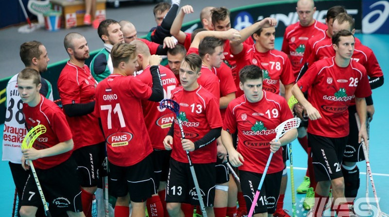 "Lielvārde/FatPipe" komandai neizdevās atkārtot 2012.gada panākumu
Foto: Floorball.lv